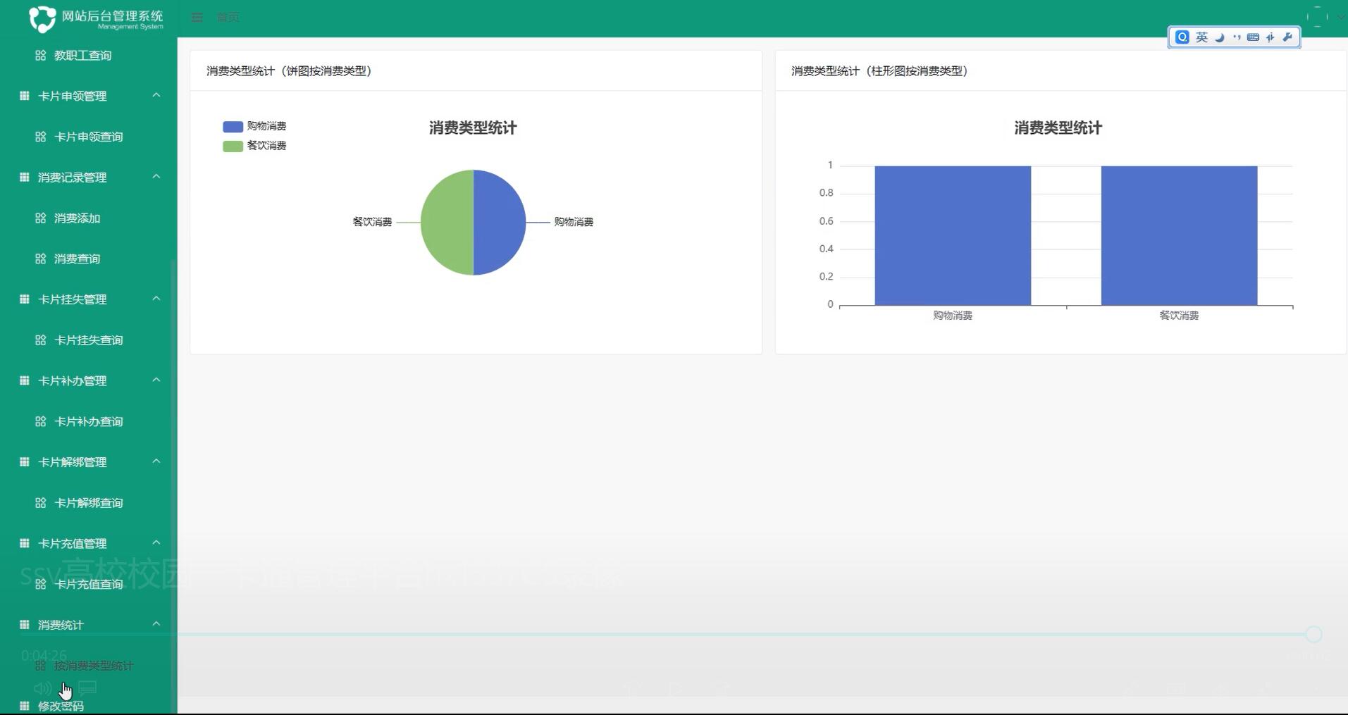 基于ssm和Vue的高校校园一卡通管理平台[SSM]-计算机毕业设计源码+LW文档