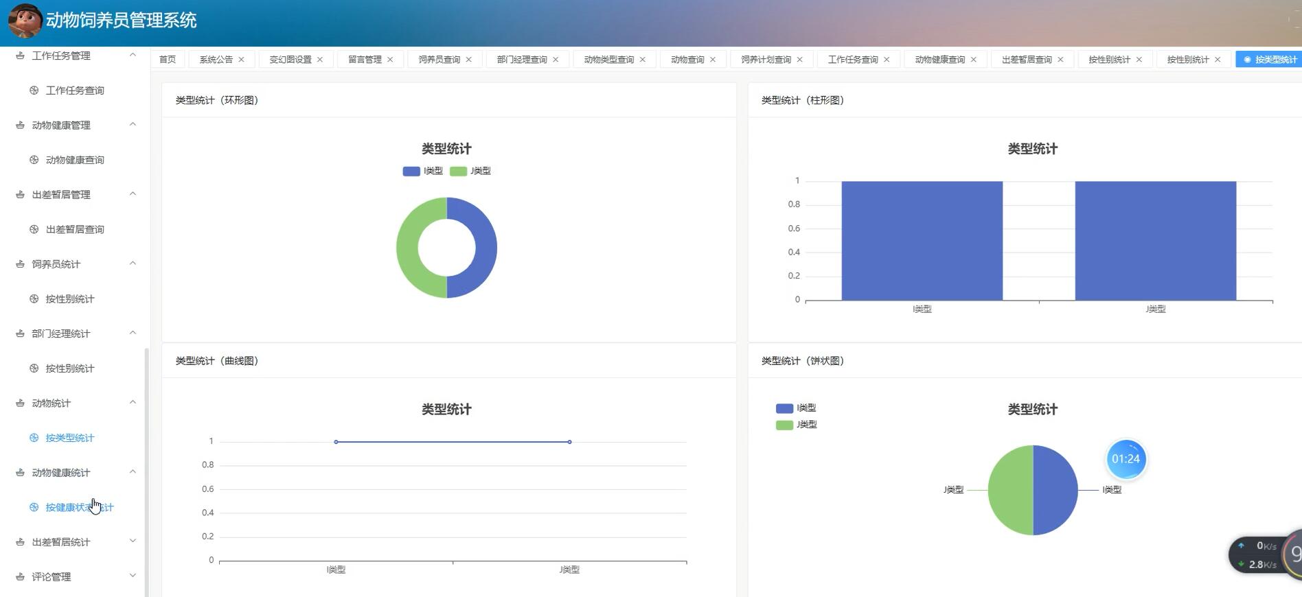 基于vue的动物饲养员管理系统[vue]-计算机毕业设计源码+LW文档